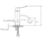 Alfi Brand Brushed Nickel Square Body Curved Spout Sgl Lever Bathroom Faucet AB1258-BN - alternate 8